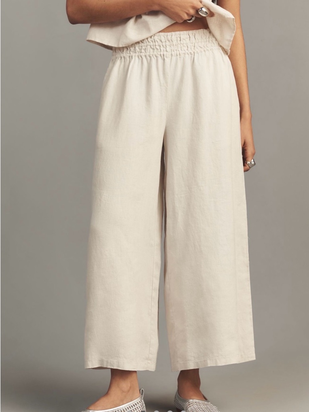 The Somerset Linen Pull-On Pants
